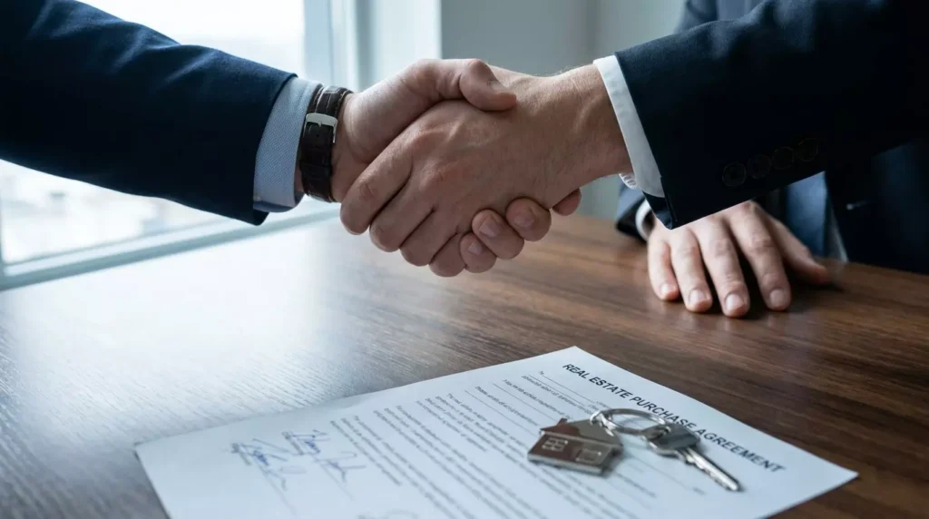 Imagem focada na materialidade da documentação exigida. Destaca a importância da organização dos registros civis e imobiliários para viabilizar a análise de risco e a liberação de capital em operações de Home Equity.